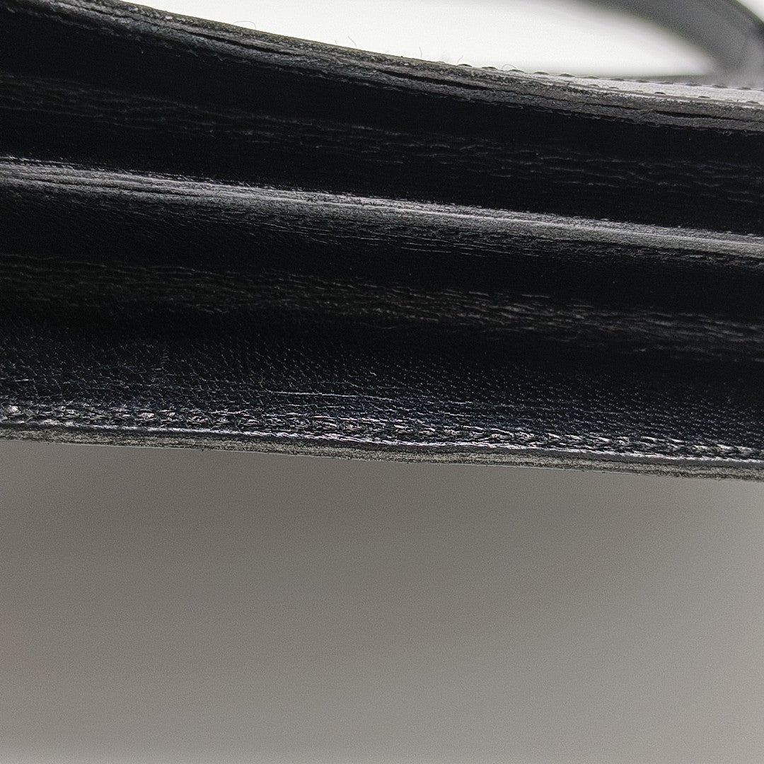Calfskin Shoulder Bag Black