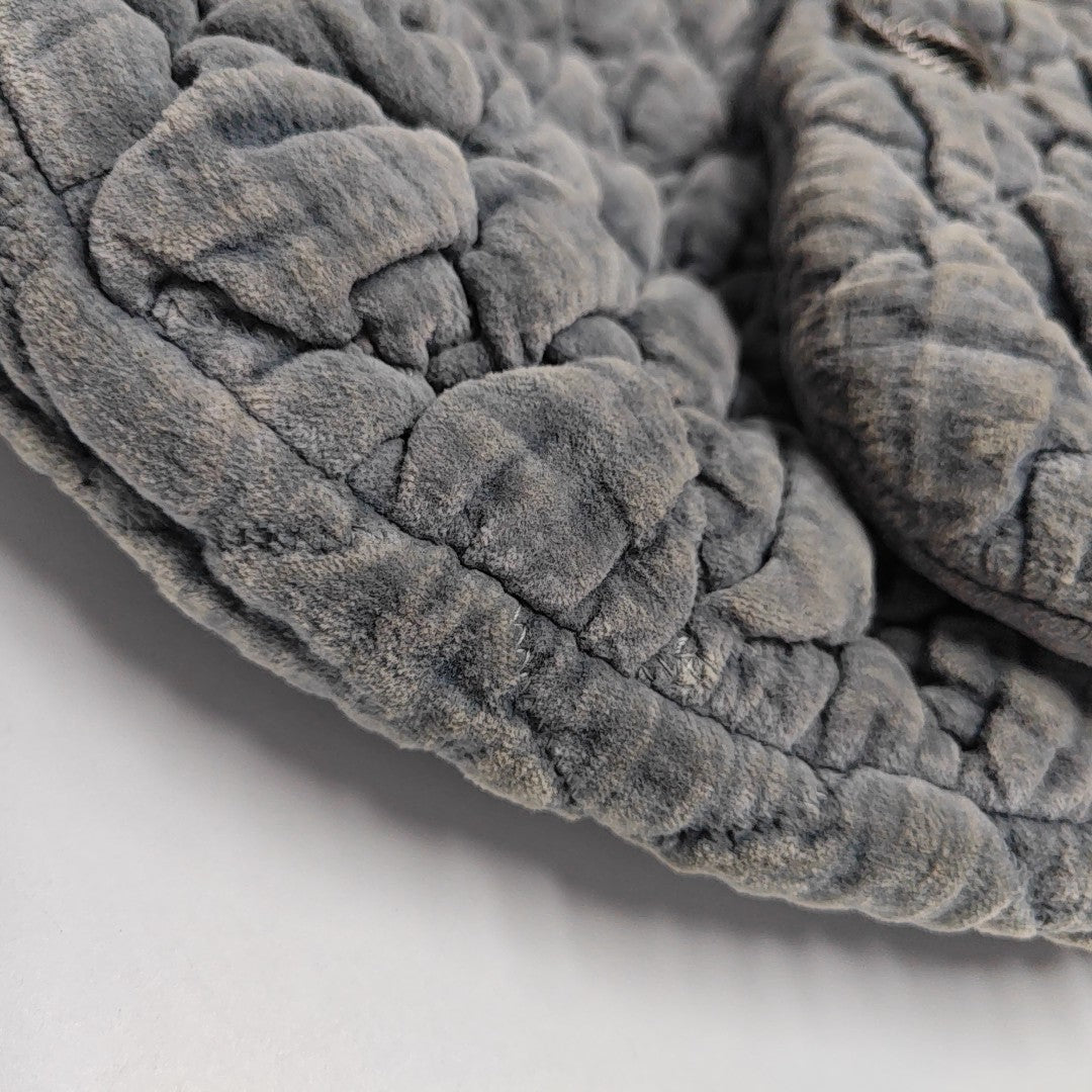 Quilted Velvet Gray