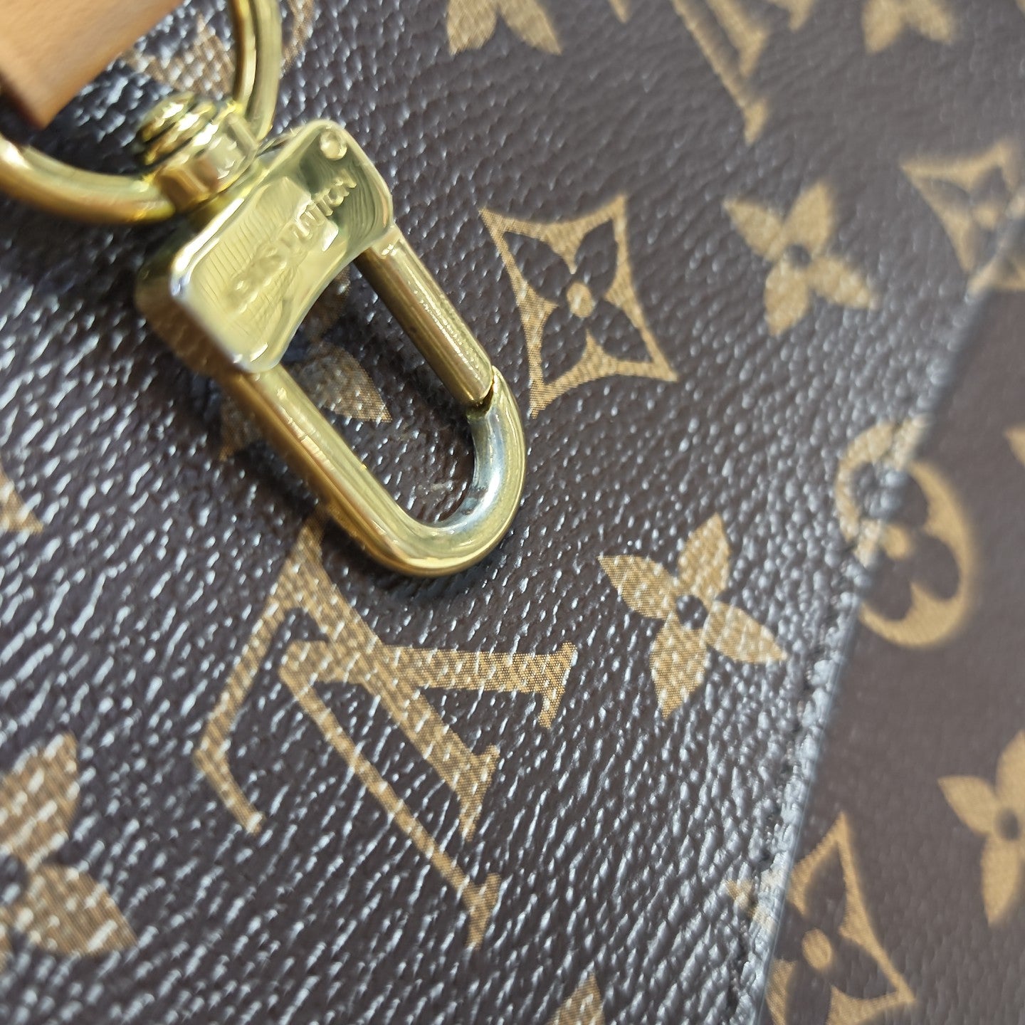 DIANE Monogram Coated Canvas Brown