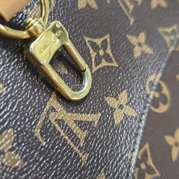 DIANE Monogram Coated Canvas Brown