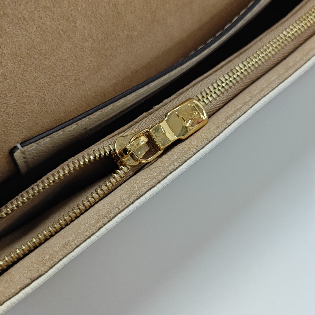 IVY Monogram Calfskin Beige