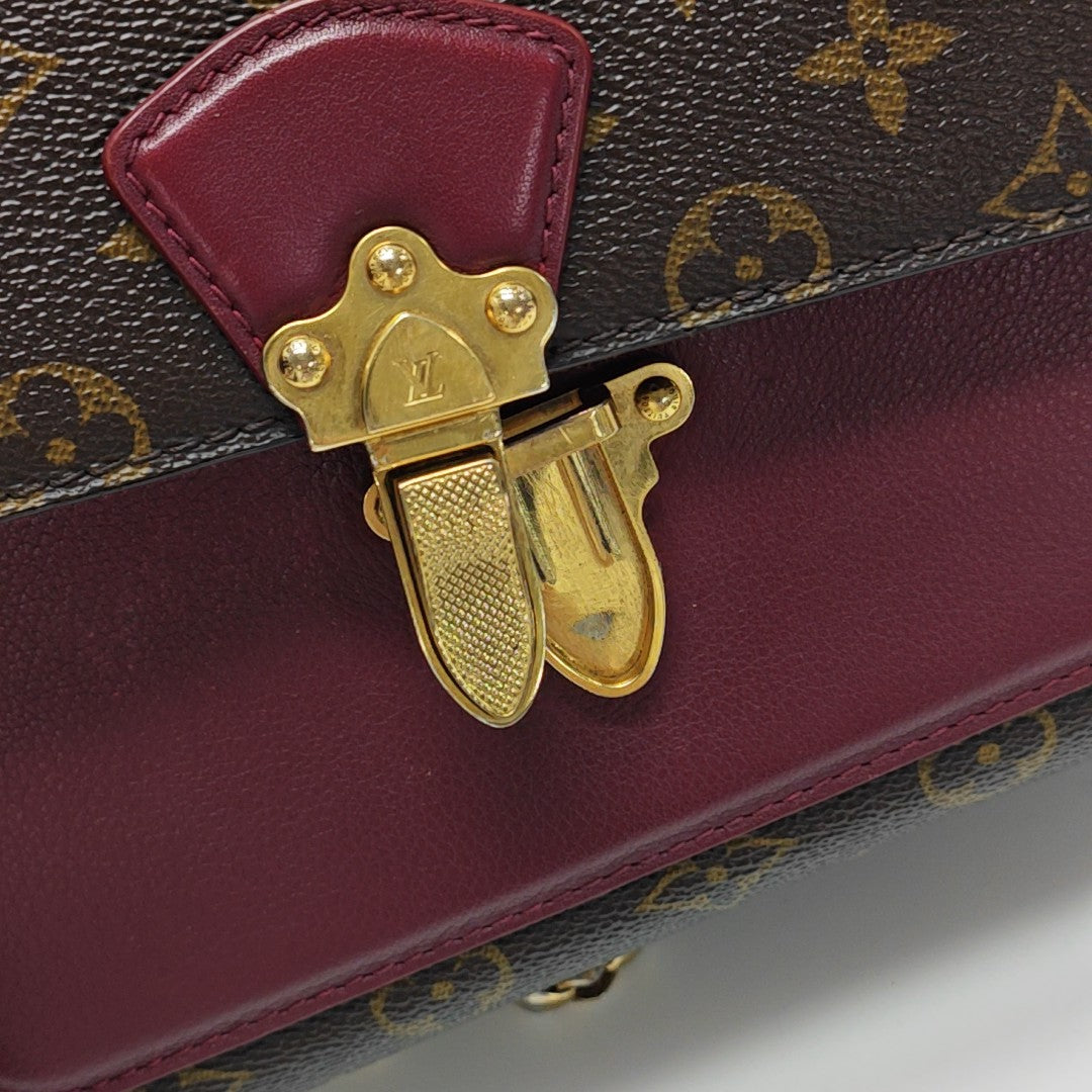 VICTOIRE Monogram Coated Canvas Brown