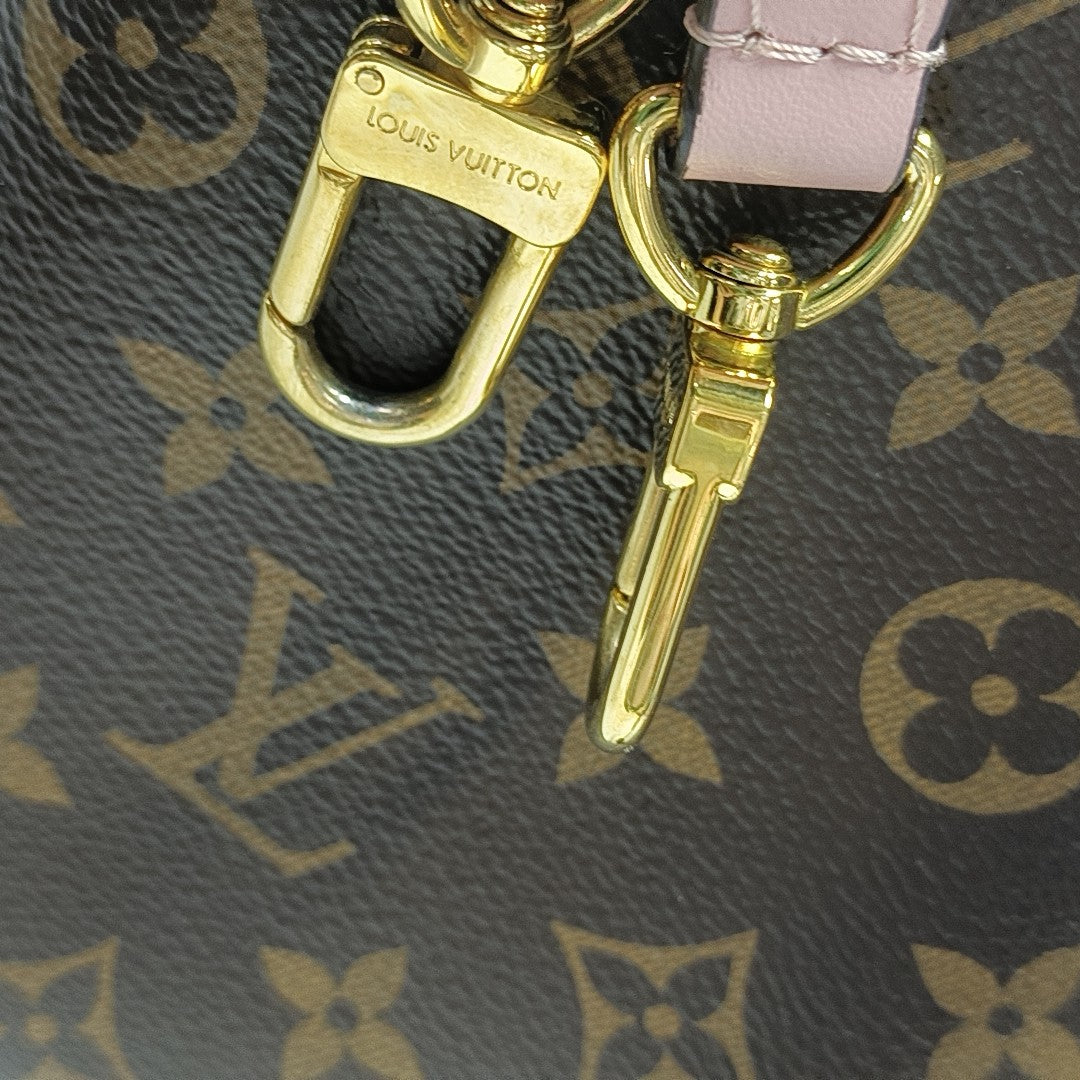 NÉONOÉ MM Monogram Coated Canvas Brown