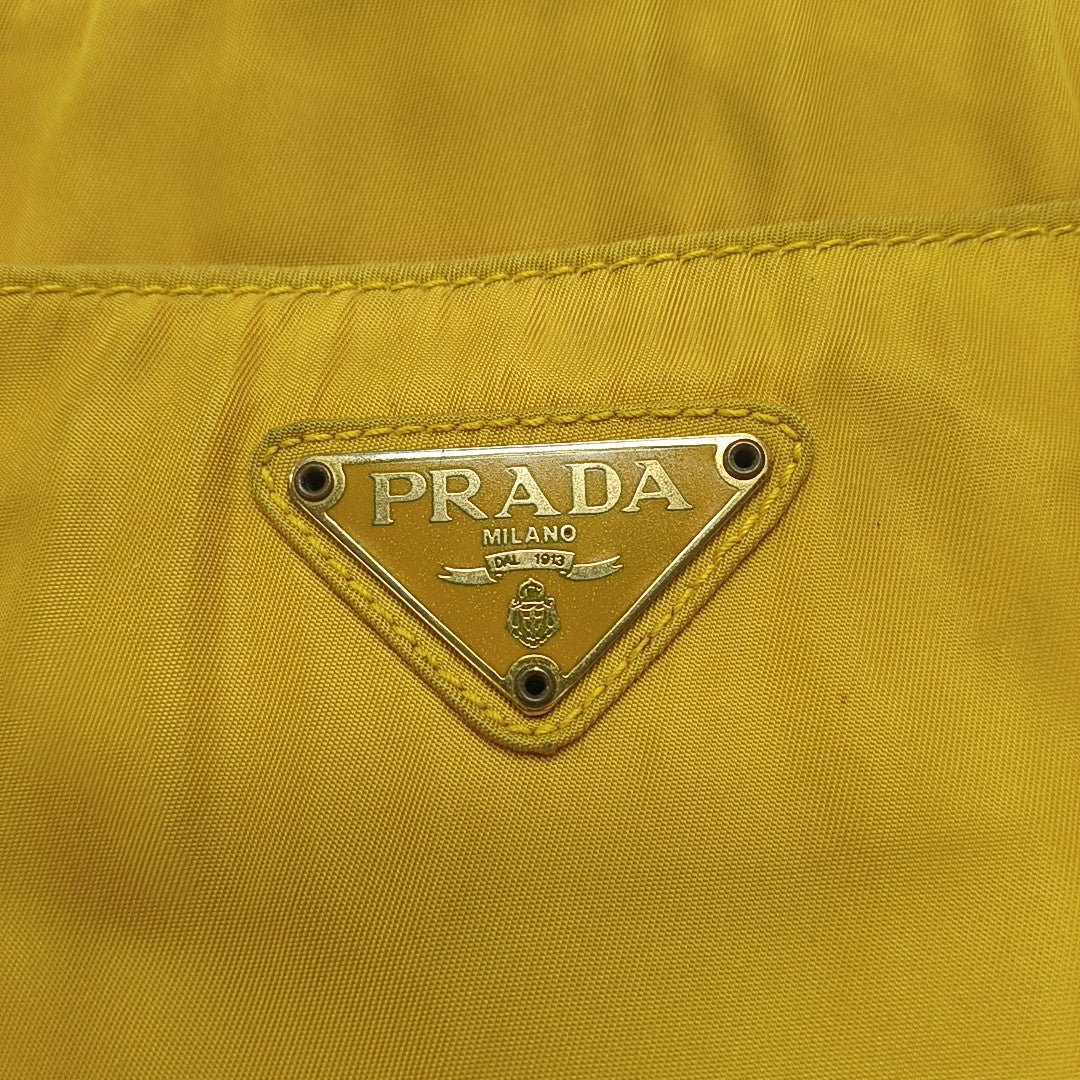 Nylon Tote Bag Yellow