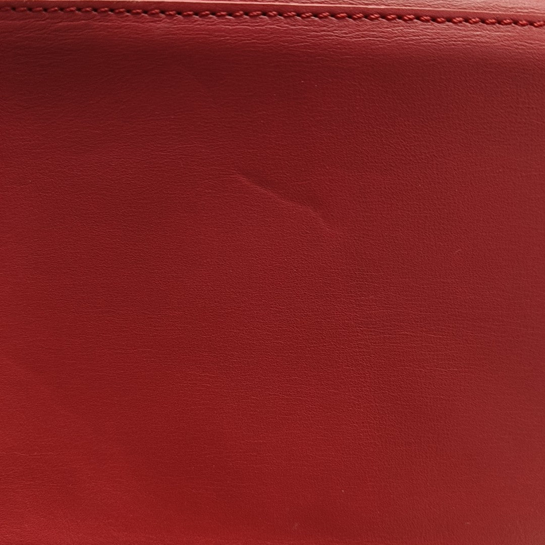 Padlock Work Calfskin Red