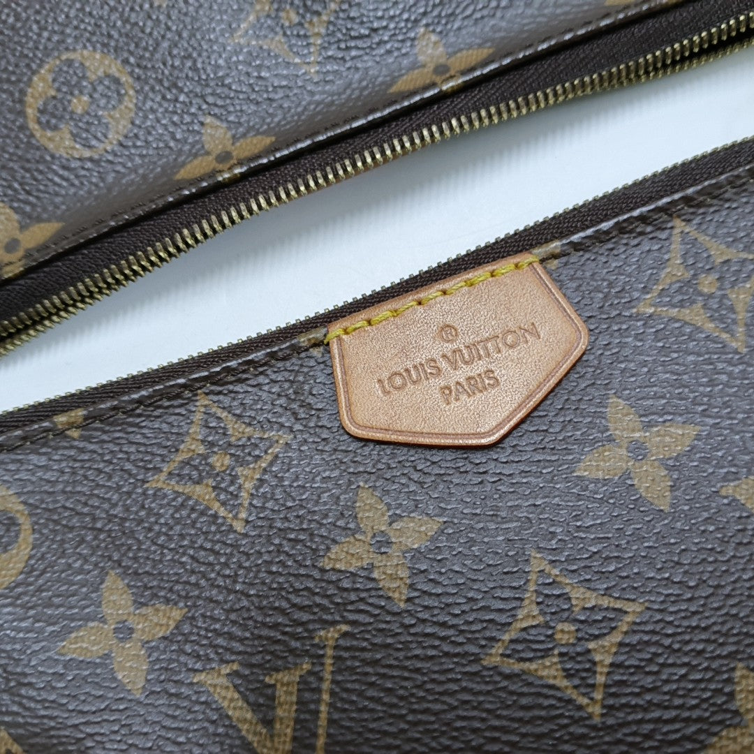 MULTI Monogram Coated Canvas Brown