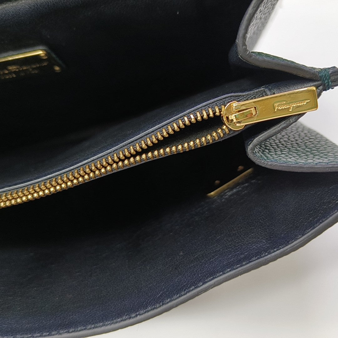 Calfskin Shoulder Bag Green