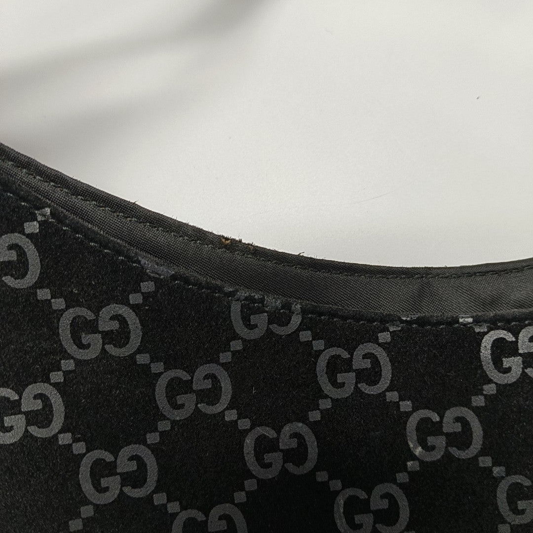Suede Shoulder Bag Black