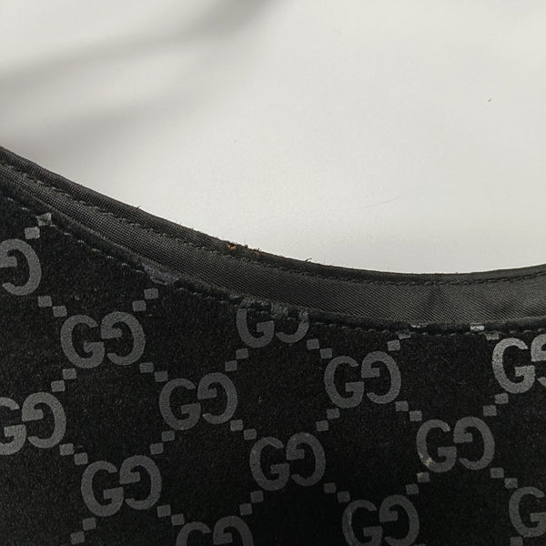 Suede Shoulder Bag Black