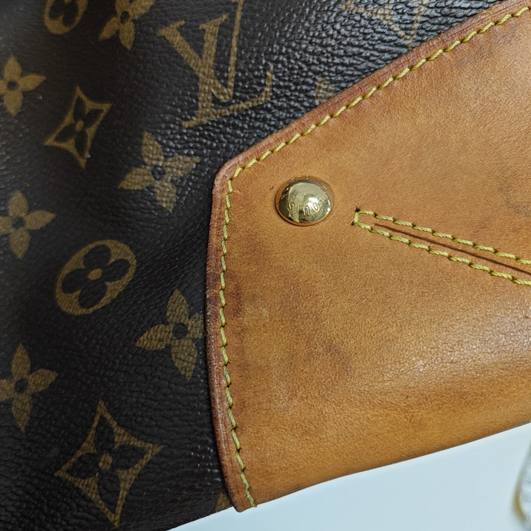 RETIRO GM Monogram Coated Canvas Brown