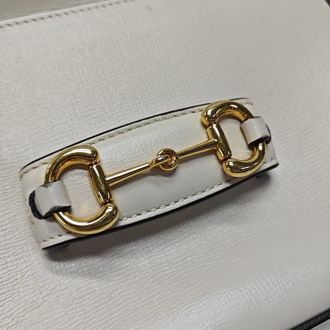 Horsebit 1955 Mini Calfskin White