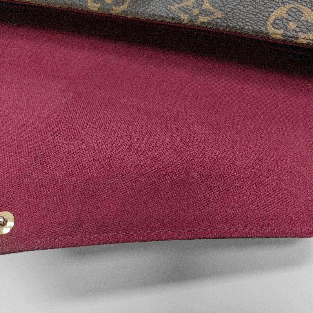 FÉLICIE Monogram Coated Canvas Brown