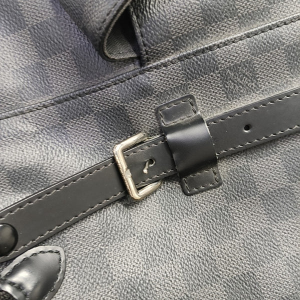 CHRISTOPHER MM Damier Graphite Coated Canvas Gray