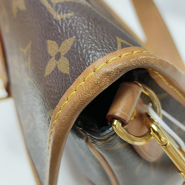 DIANE Monogram Coated Canvas Brown