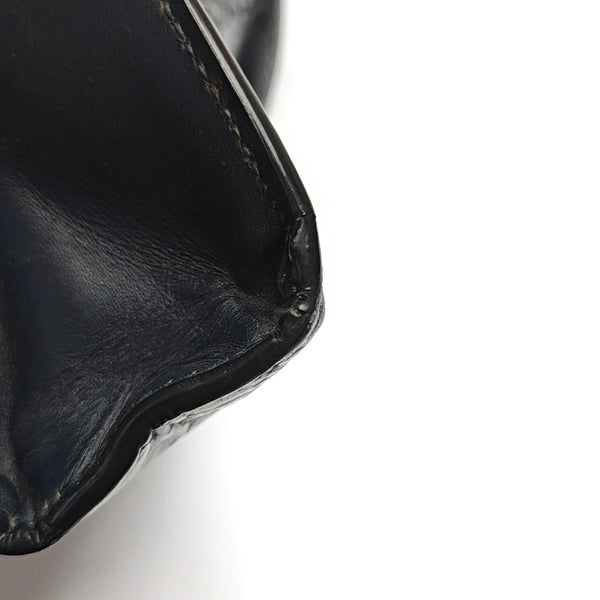 Signature Monogram Calfskin Blue