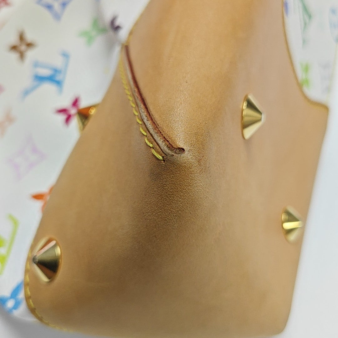 LV × TM JUDY Monogram Coated Canvas White
