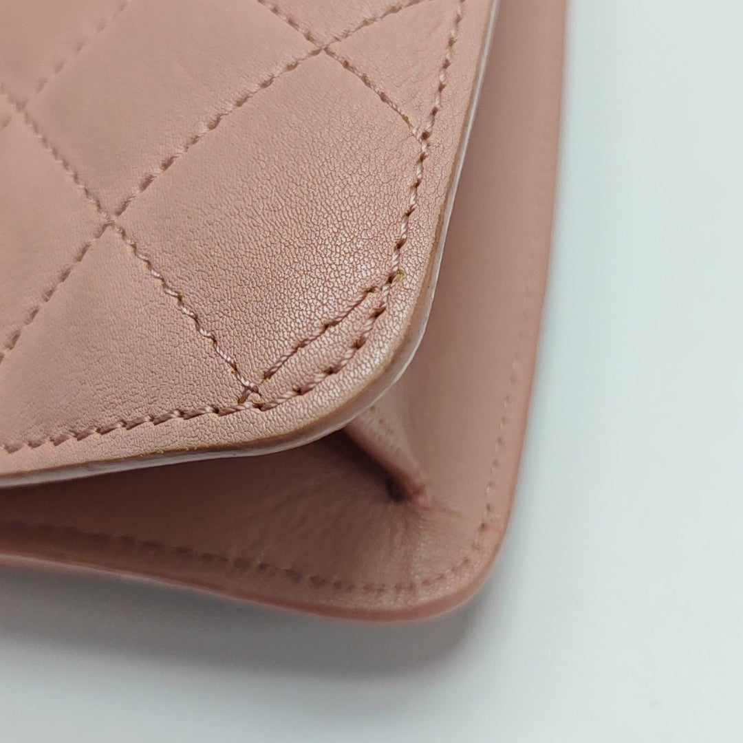 Quilted Lambskin Pink
