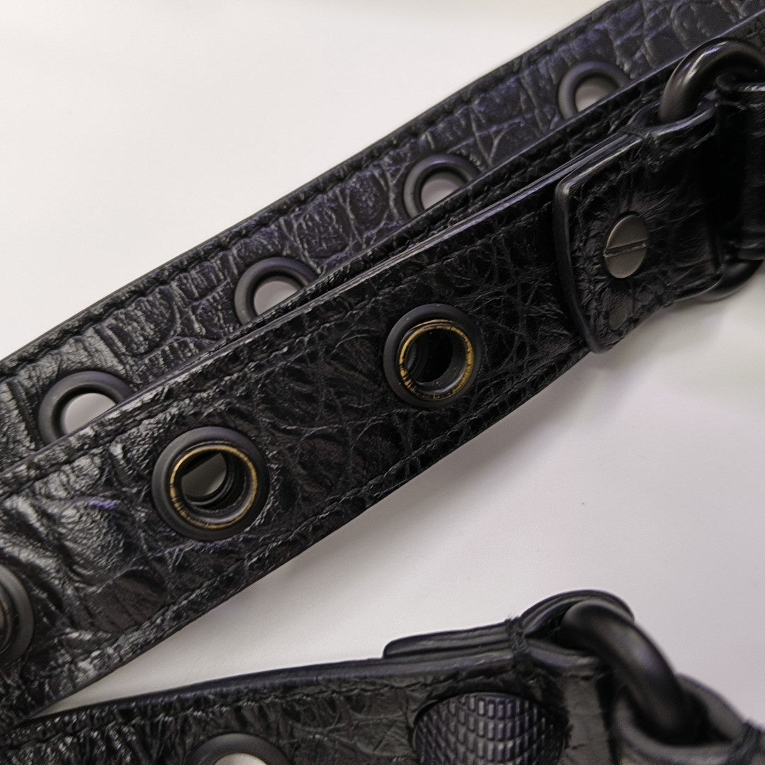 Le Cagole Mini Calfskin Black
