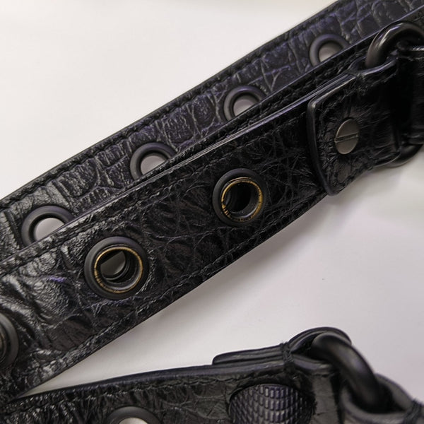 Le Cagole Mini Calfskin Black