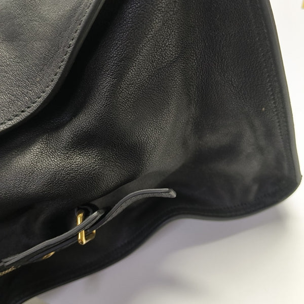 CHYC Y LIGNE Large Calfskin Black