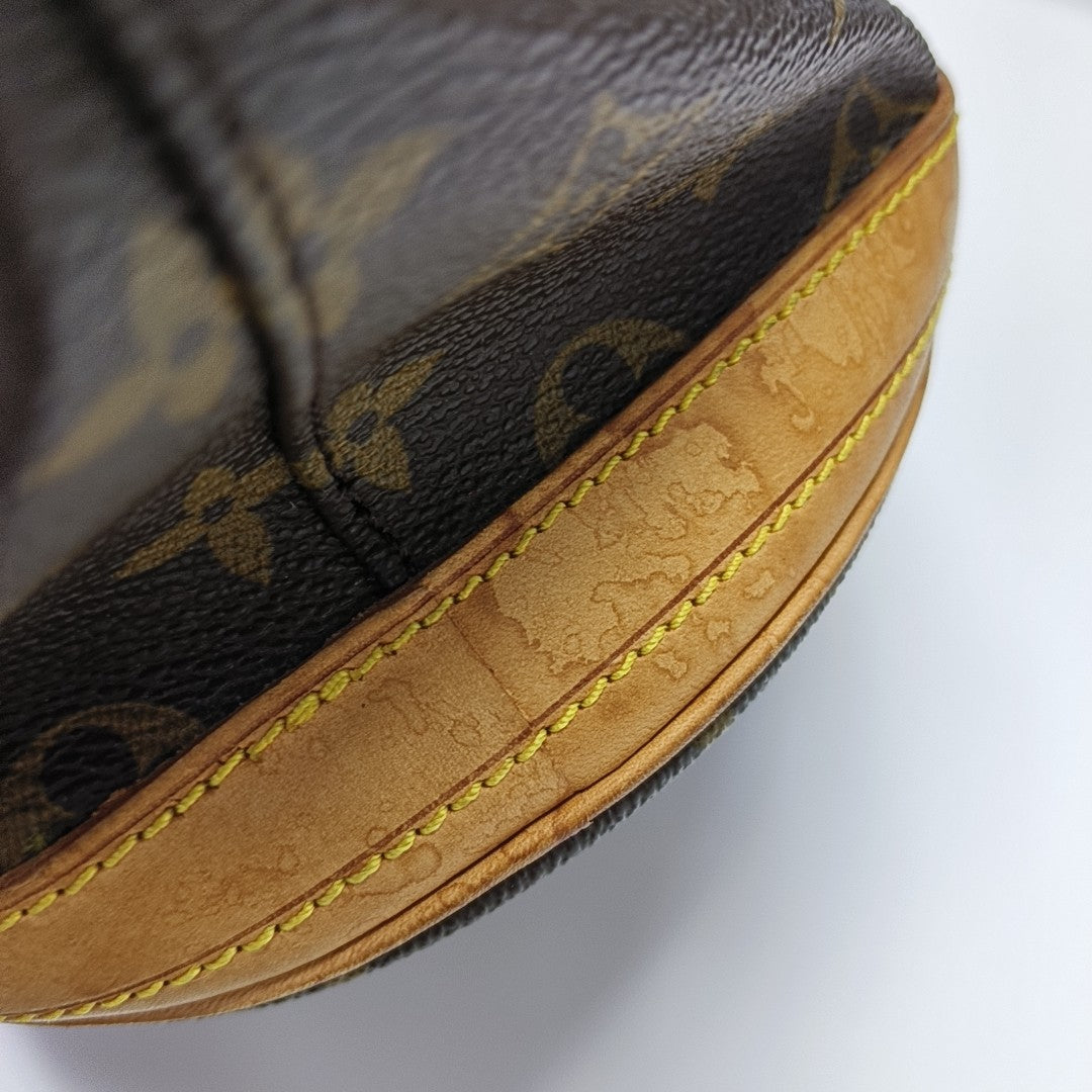 BUCKET GM Monogram Coated Canvas Brown