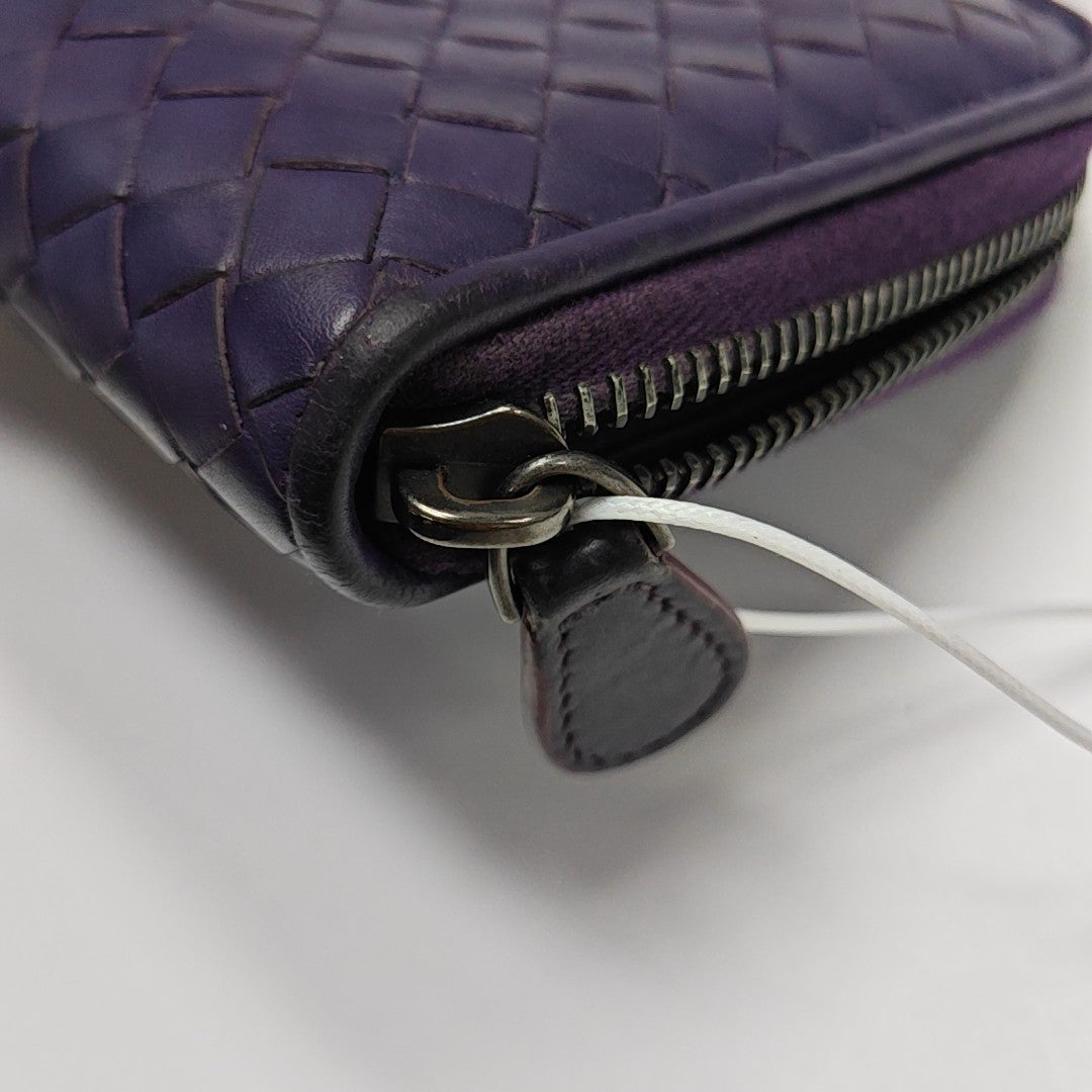 Lambskin Wallet Purple