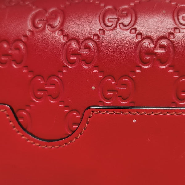 Padlock Small Monogram Calfskin Red