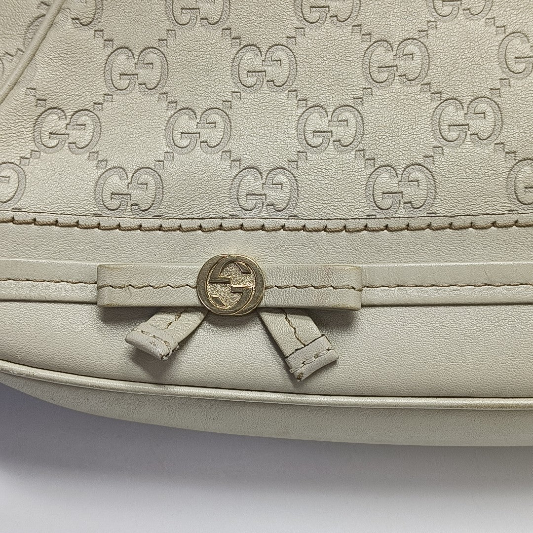Mayfair Monogram Calfskin Beige