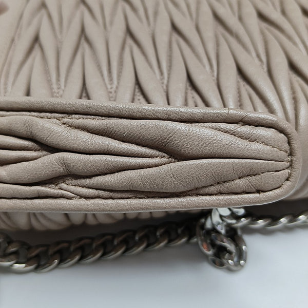 Quilted Lambskin Crossbody Bag Pink