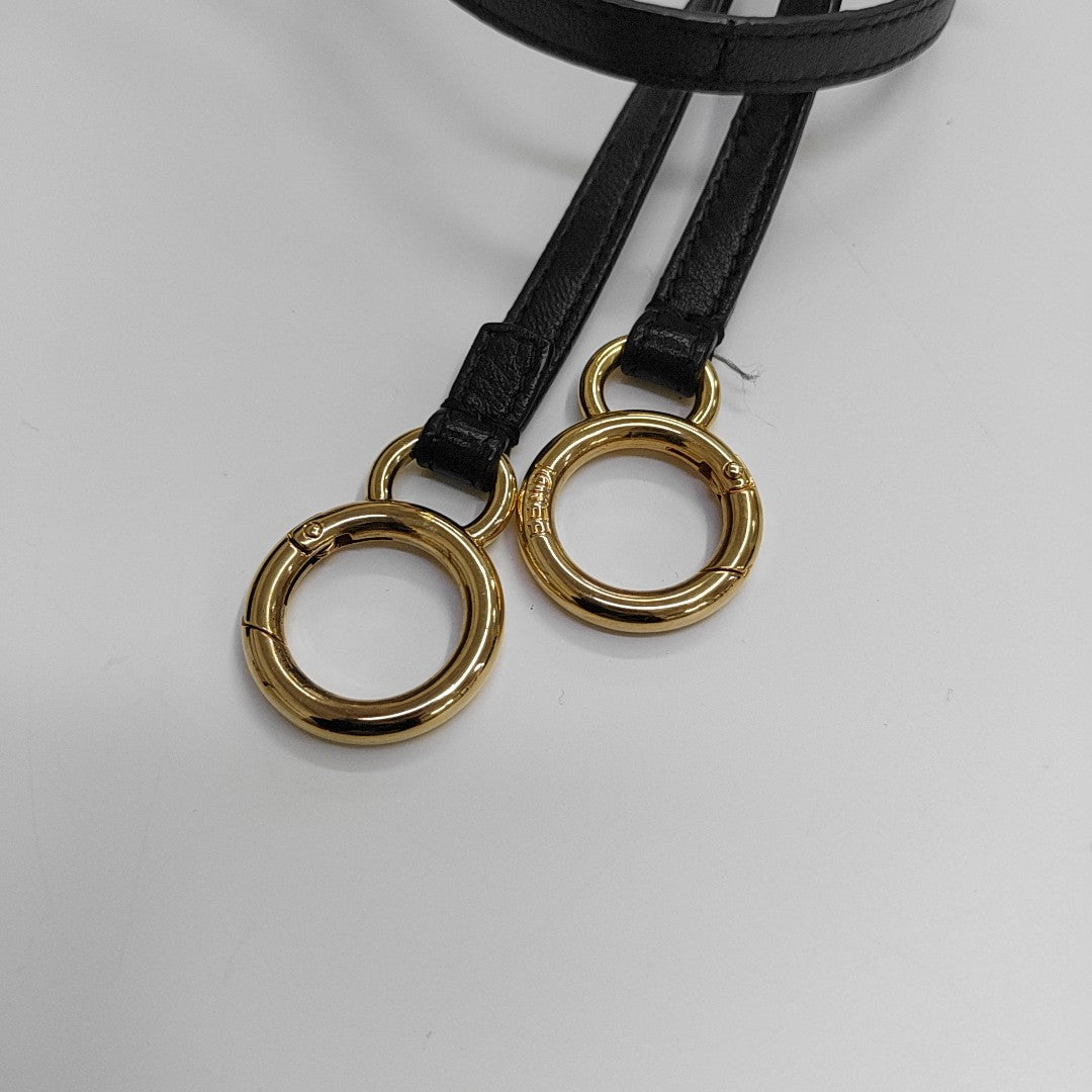 Peekaboo Mini Lambskin Black
