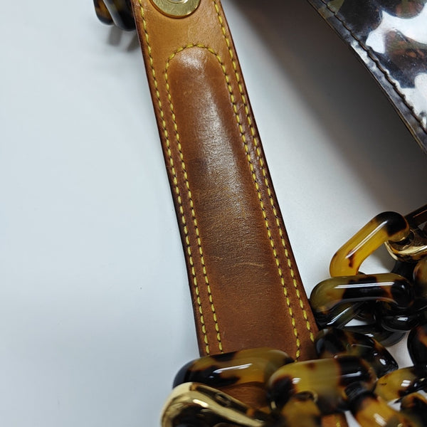 SAC AMBRE PM Monogram Plastic Brown