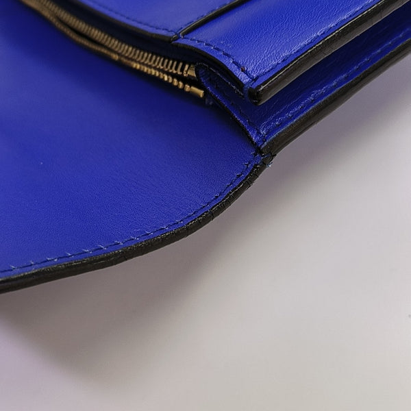 SERPENTI FOREVER Calfskin Blue Wallet