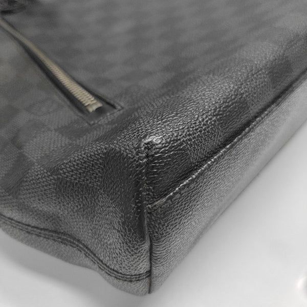 MICK MM Damier Graphite Coated Canvas Gray