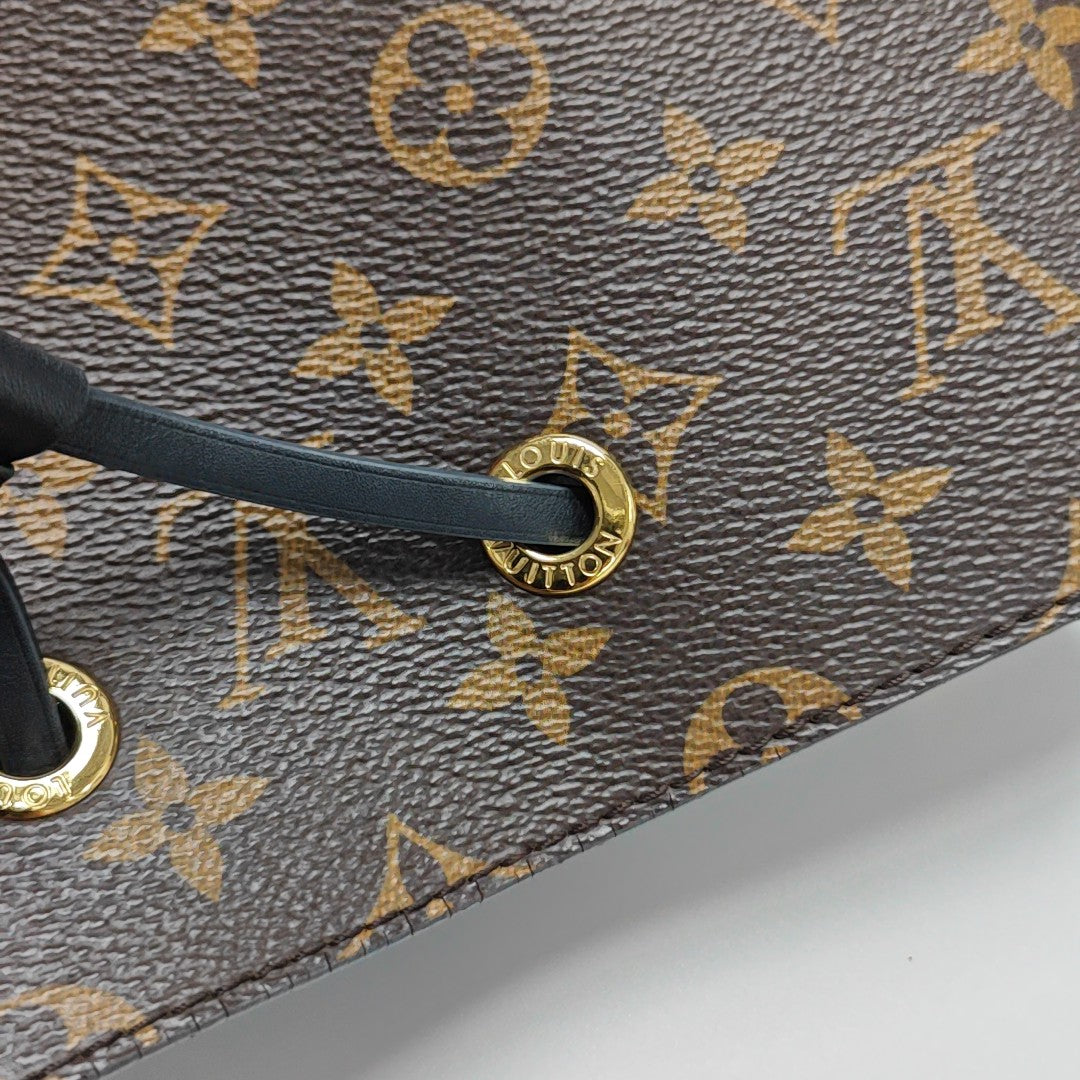 NÉONOÉ MM Monogram Coated Canvas Brown
