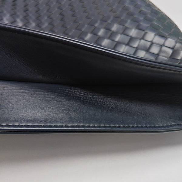 Calfskin Shoulder Bag Blue