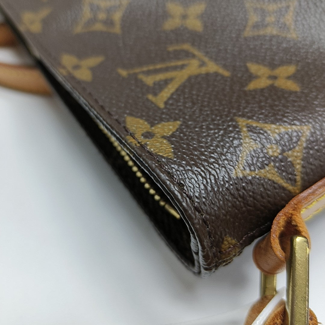 TROTTER Monogram Coated Canvas Brown