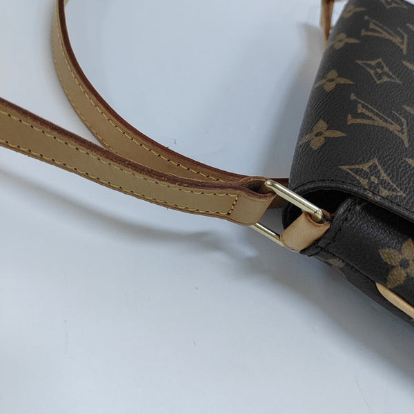 MUSETTE TANGO Monogram Coated Canvas Brown