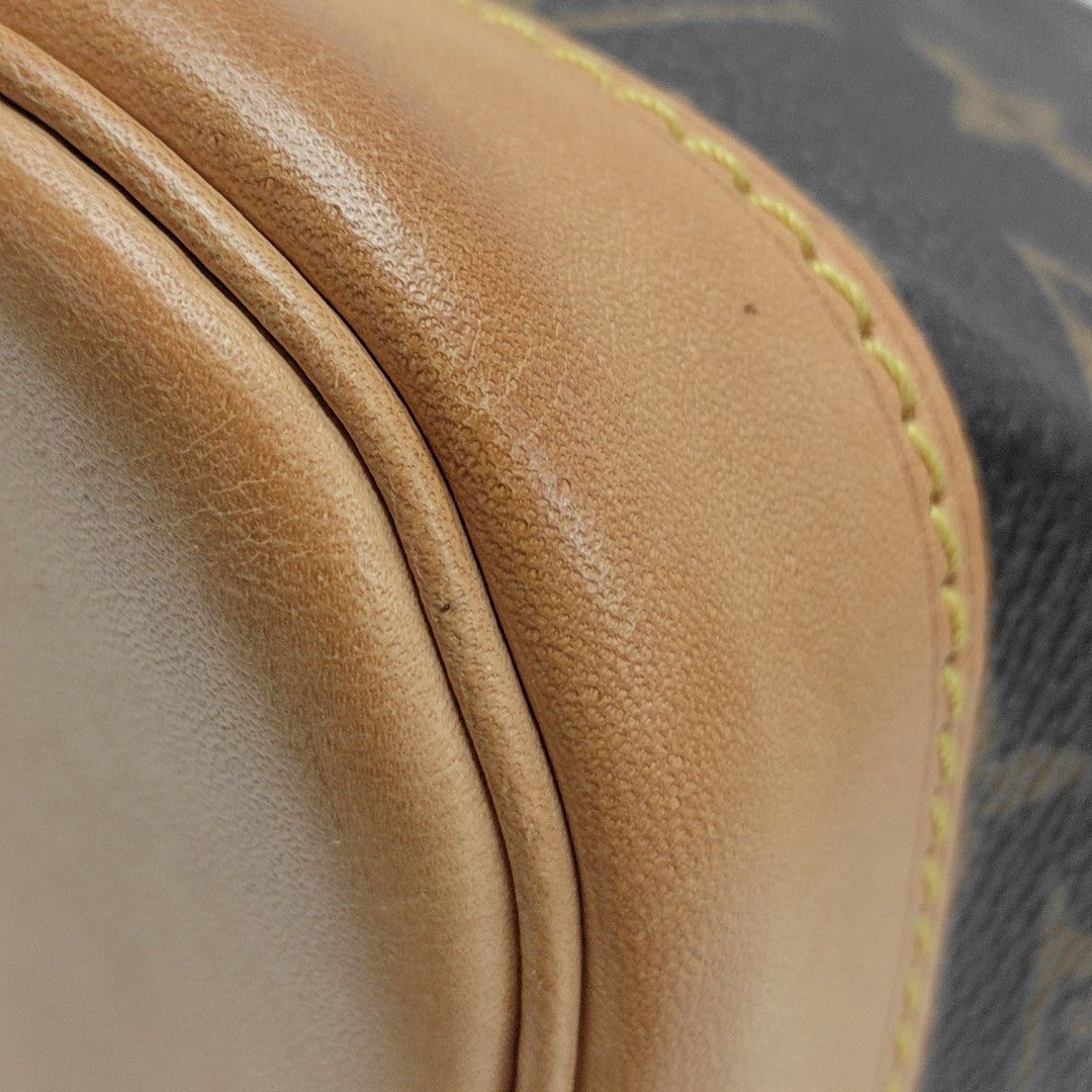 NOÉ MM Monogram Coated Canvas Brown