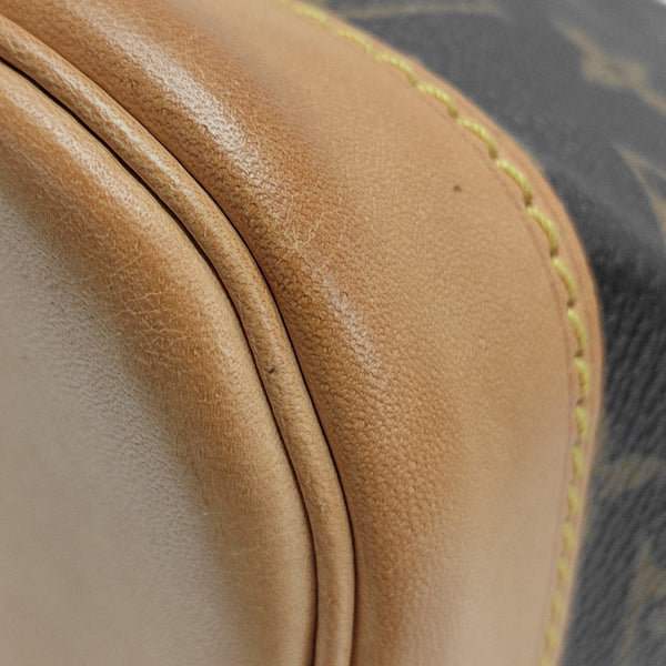 NOÉ MM Monogram Coated Canvas Brown