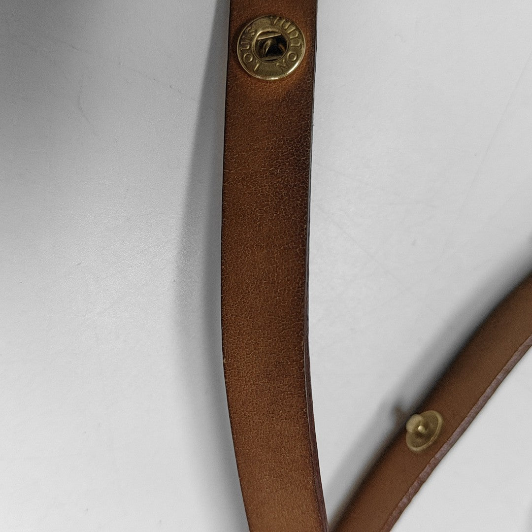 FLORENTINE Monogram Coated Canvas Brown