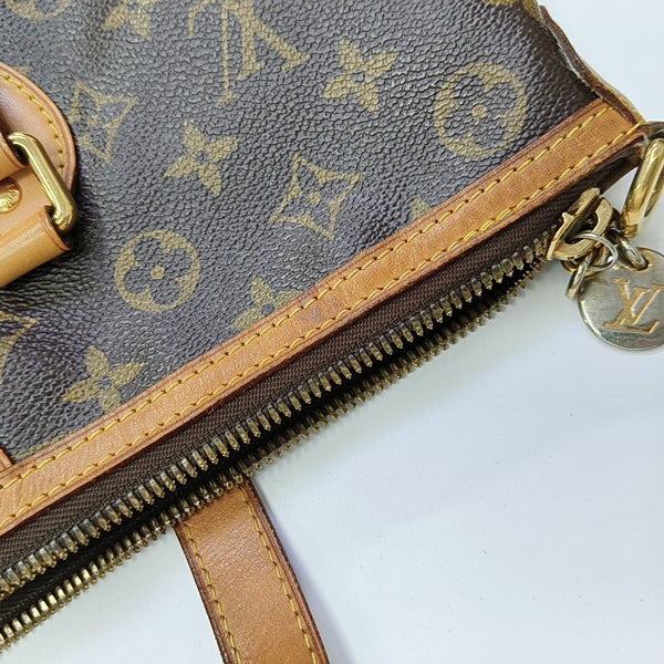 PALERMO PM Monogram Coated Canvas Brown