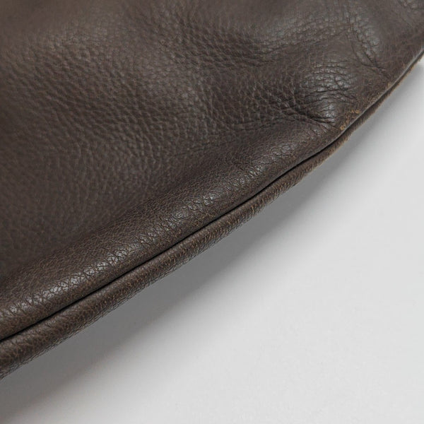 Calfskin Crossbody Bag Brown