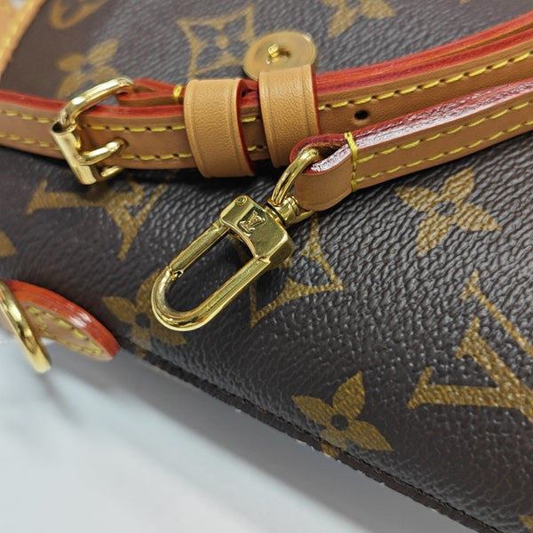 FOLD ME Monogram Coated Canvas Brown