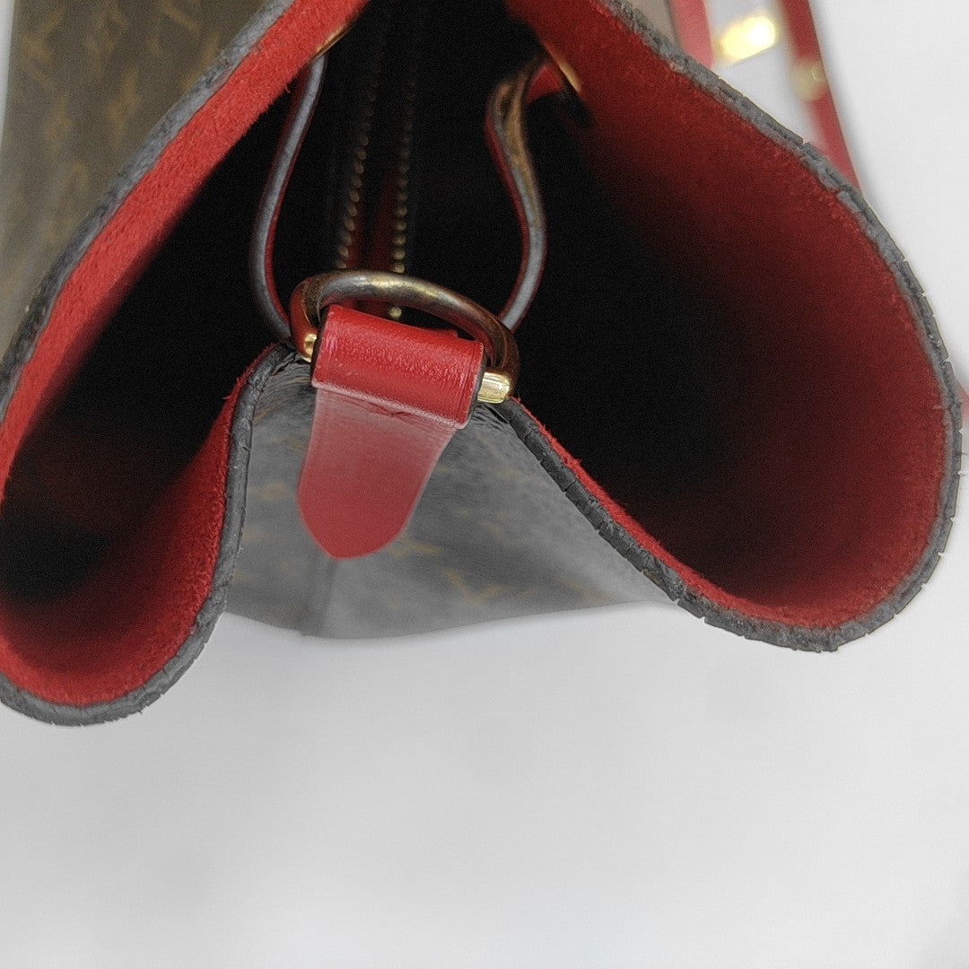 NÉONOÉ MM Monogram Coated Canvas Brown