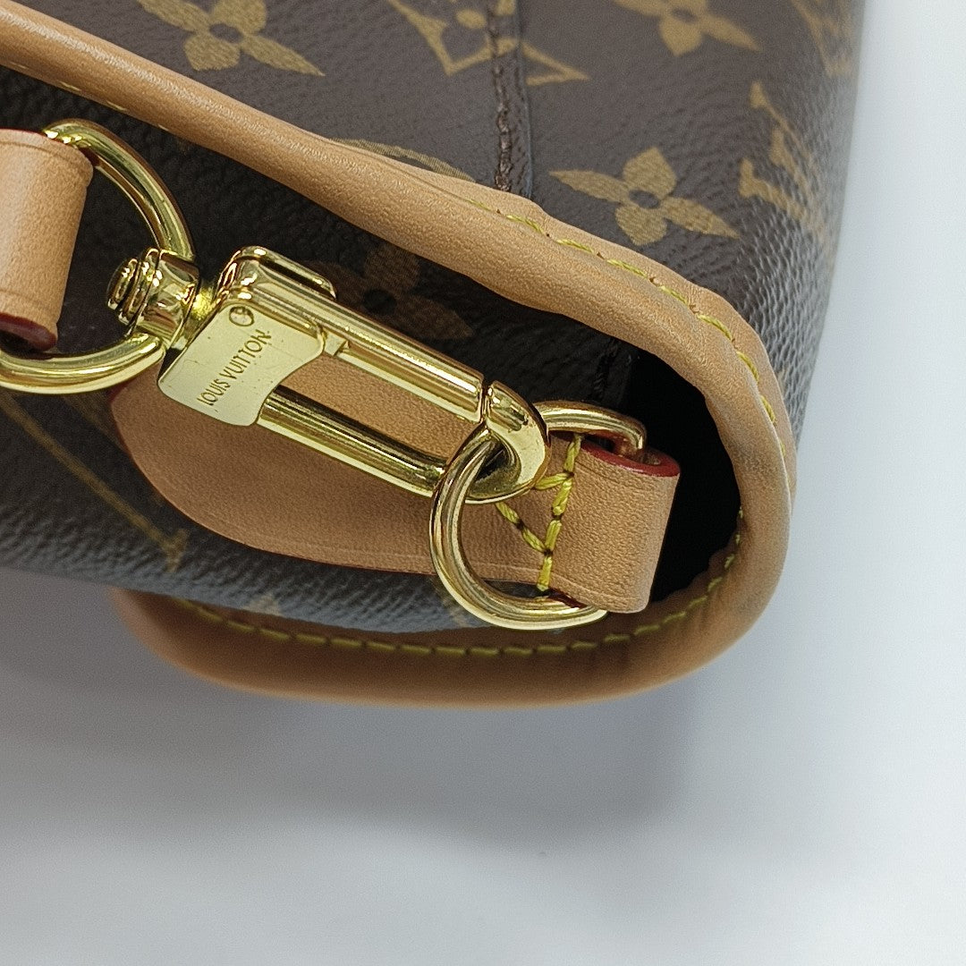 DIANE Monogram Coated Canvas Brown