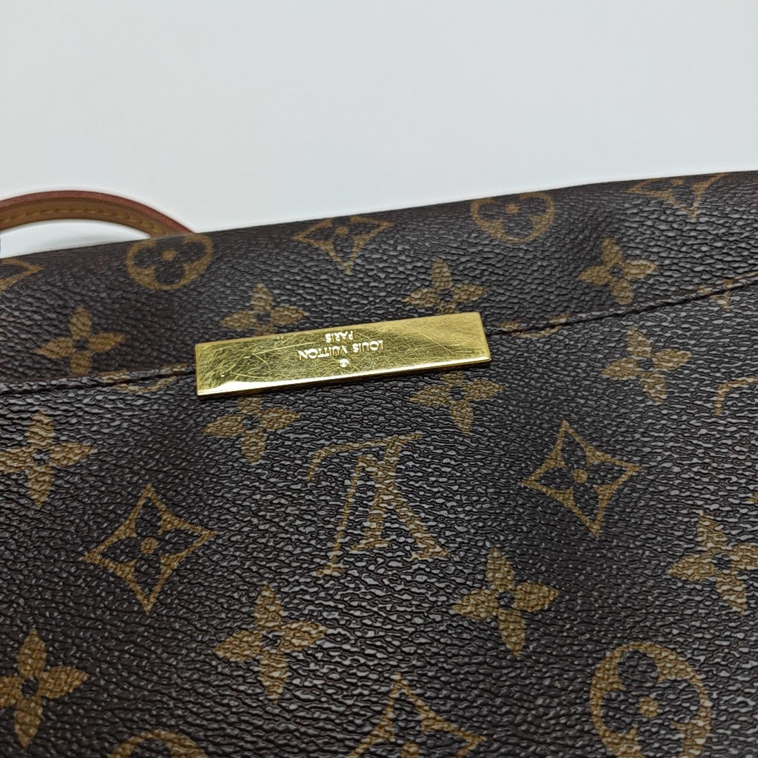 FAVORITE PM Coated Canvas Brown