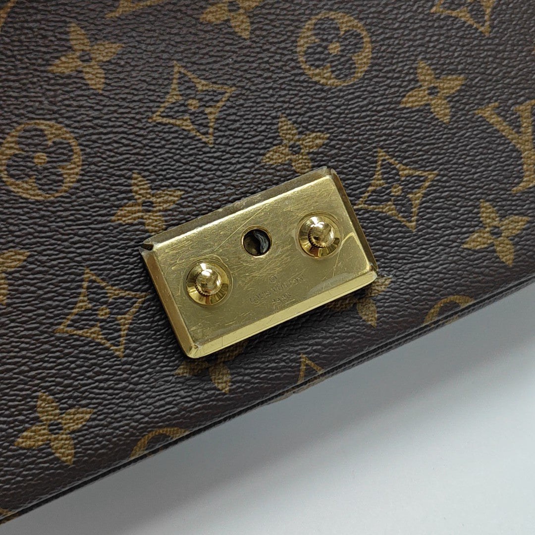 MARCEAU Monogram Coated Canvas Brown