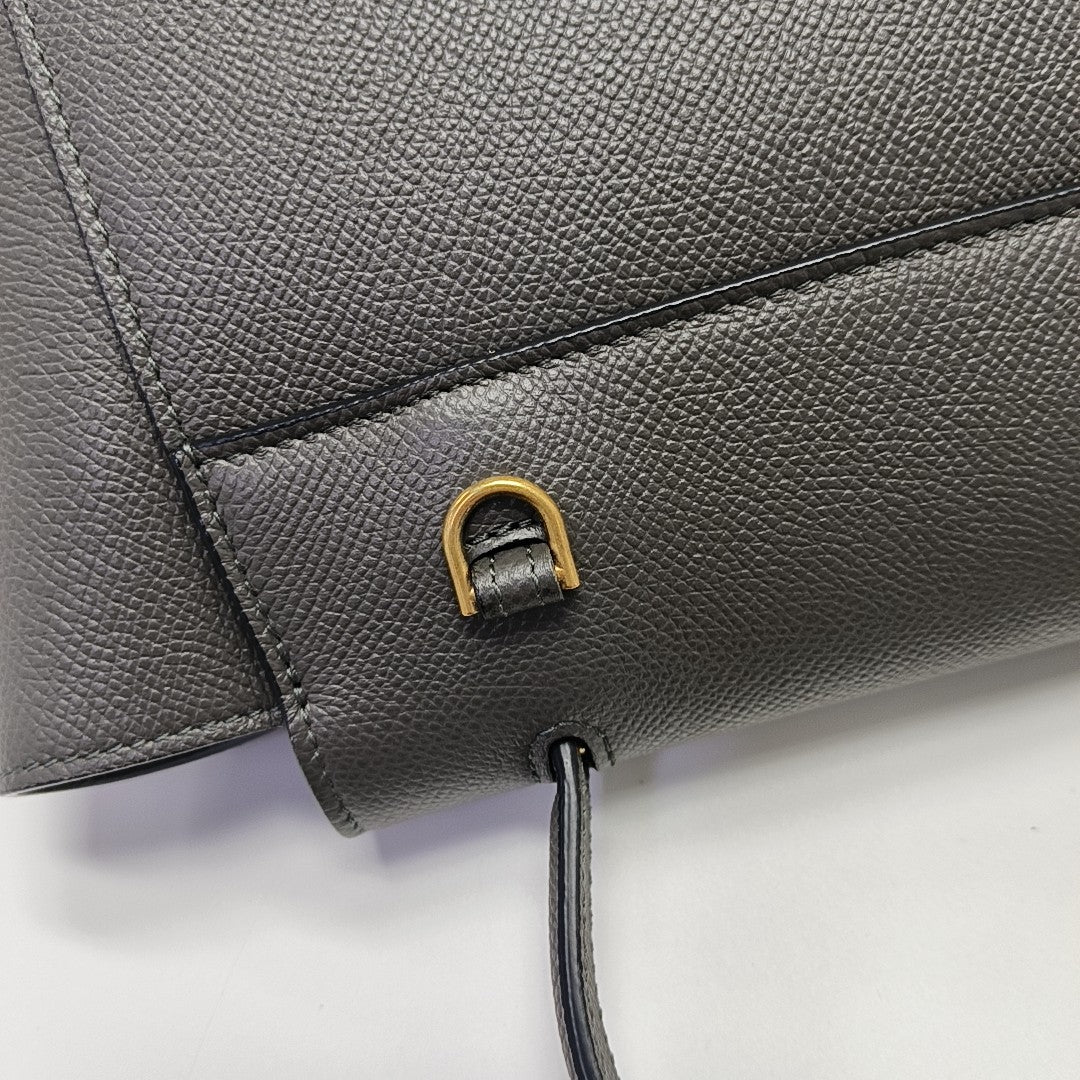 BELT Nano Calfskin Gray