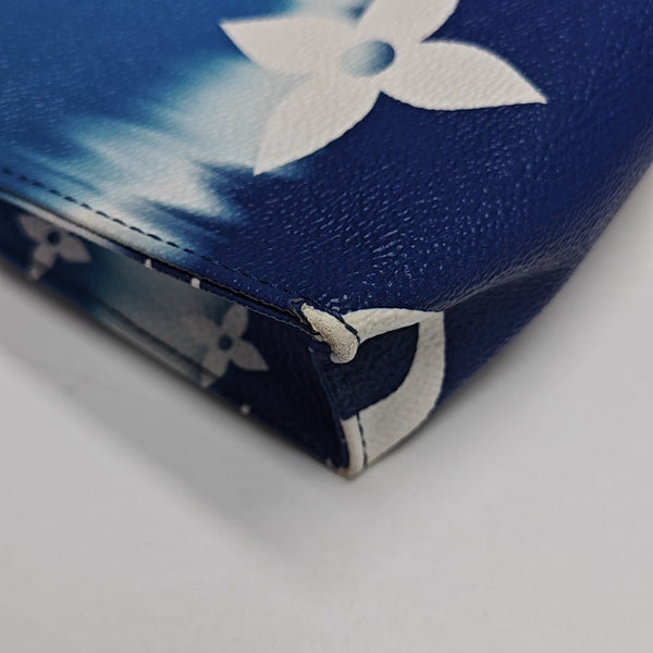 TOILET POCKET 26 Monogram Coated Canvas Blue