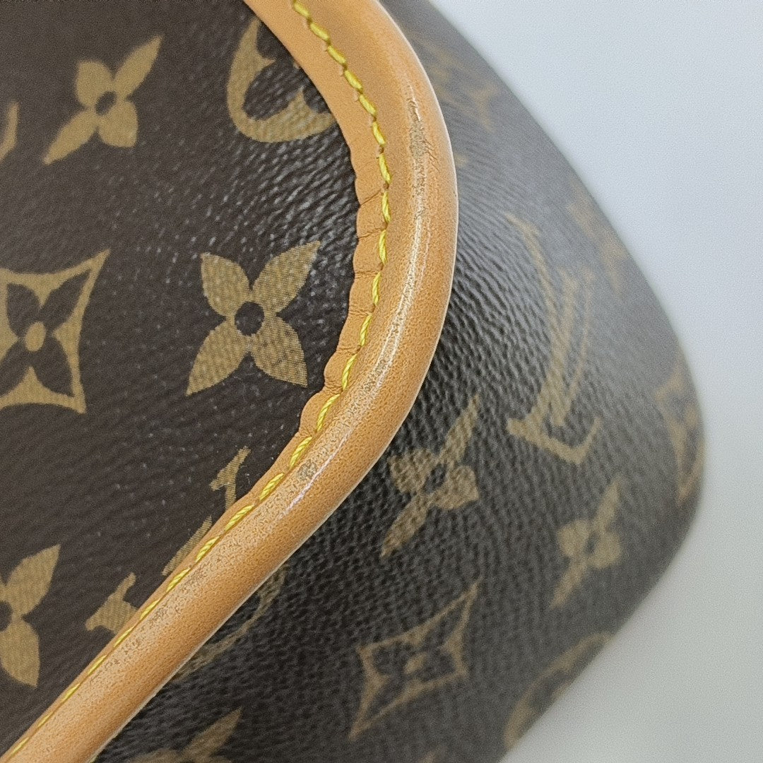 DIANE Monogram Coated Canvas Brown